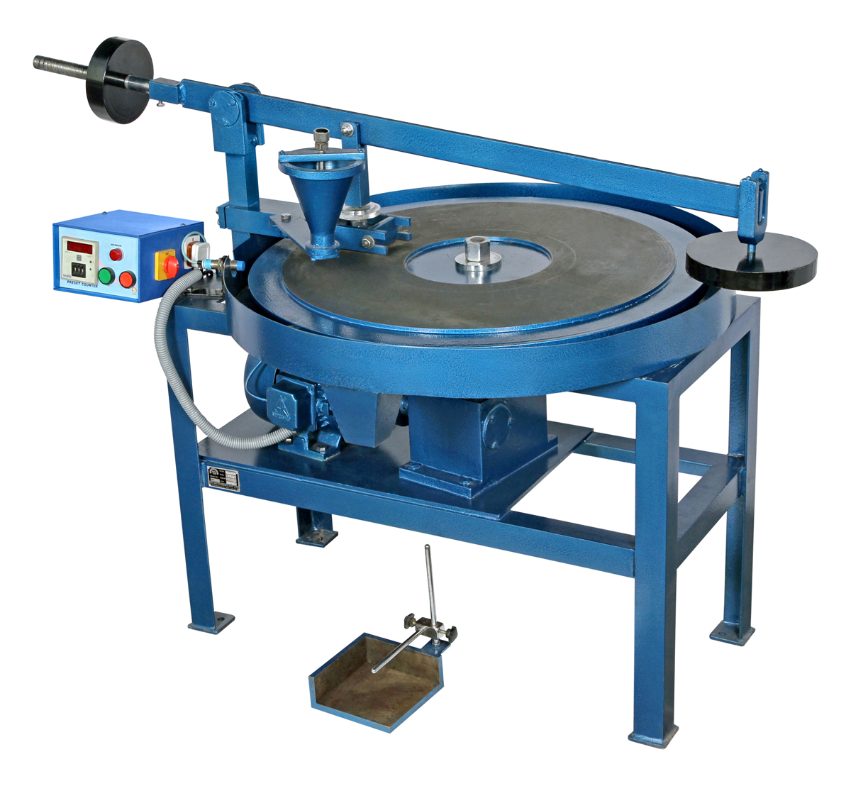 TILE ABRASION TESTING MACHINE WITH DIGITAL COUNTER-